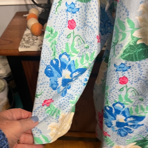 NWT-Style & Co Women’s 3/4 Sleeve Floral Top - Picture 3 of 7
